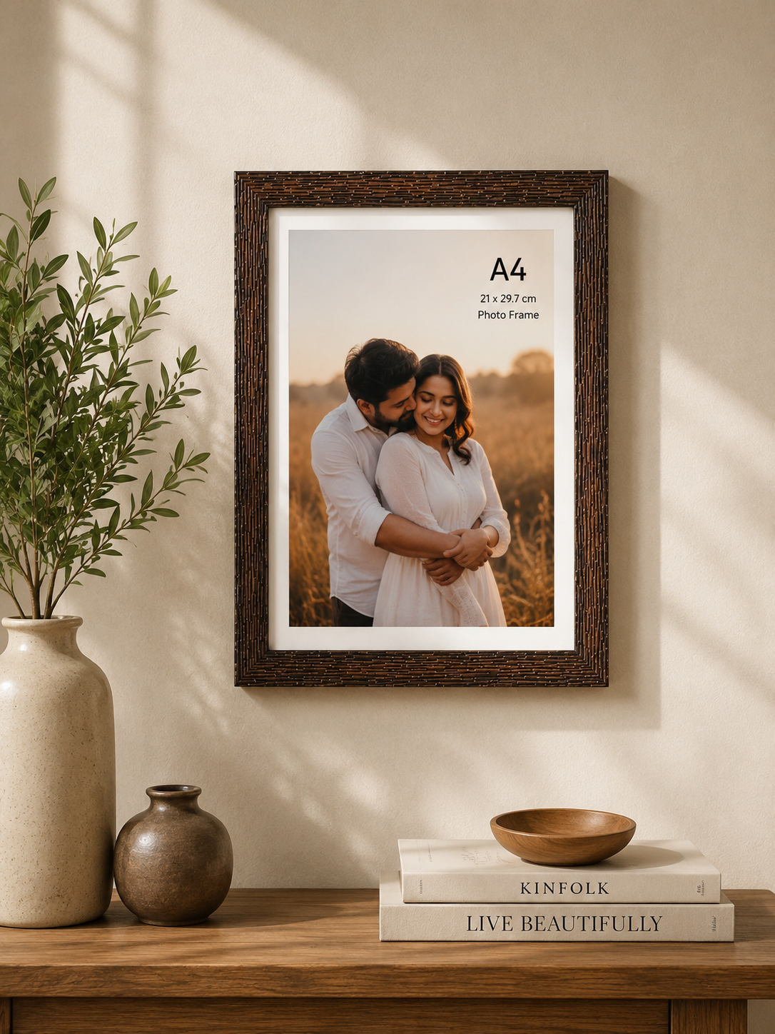 A4 Frame — Brown